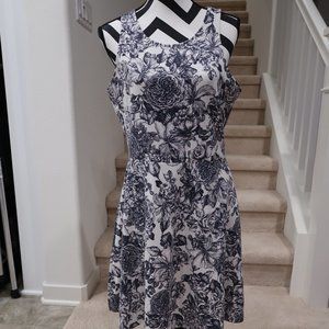 Sleeveless Floral Dress